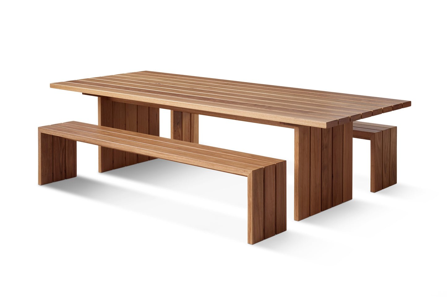 Outdoor Slab End Dining Table