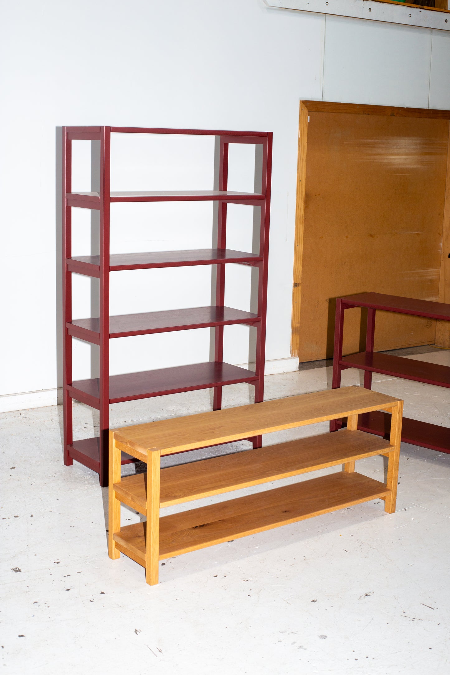 Painted Pillar Shelving