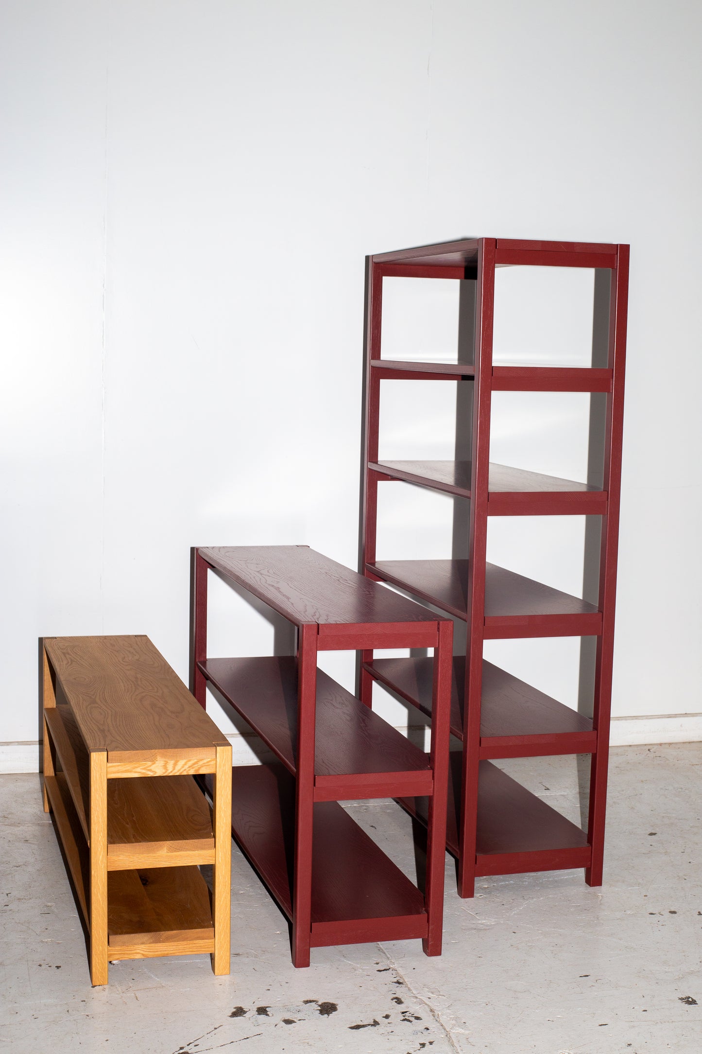 Painted Pillar Shelving