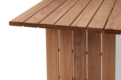 Outdoor Slab End Dining Table