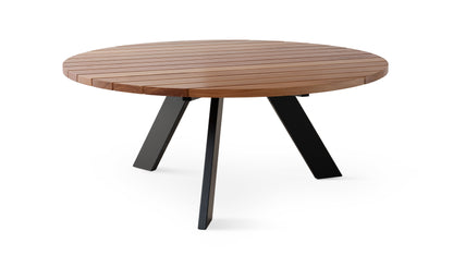 Tripod Outdoor Dining Table With Metal Base
