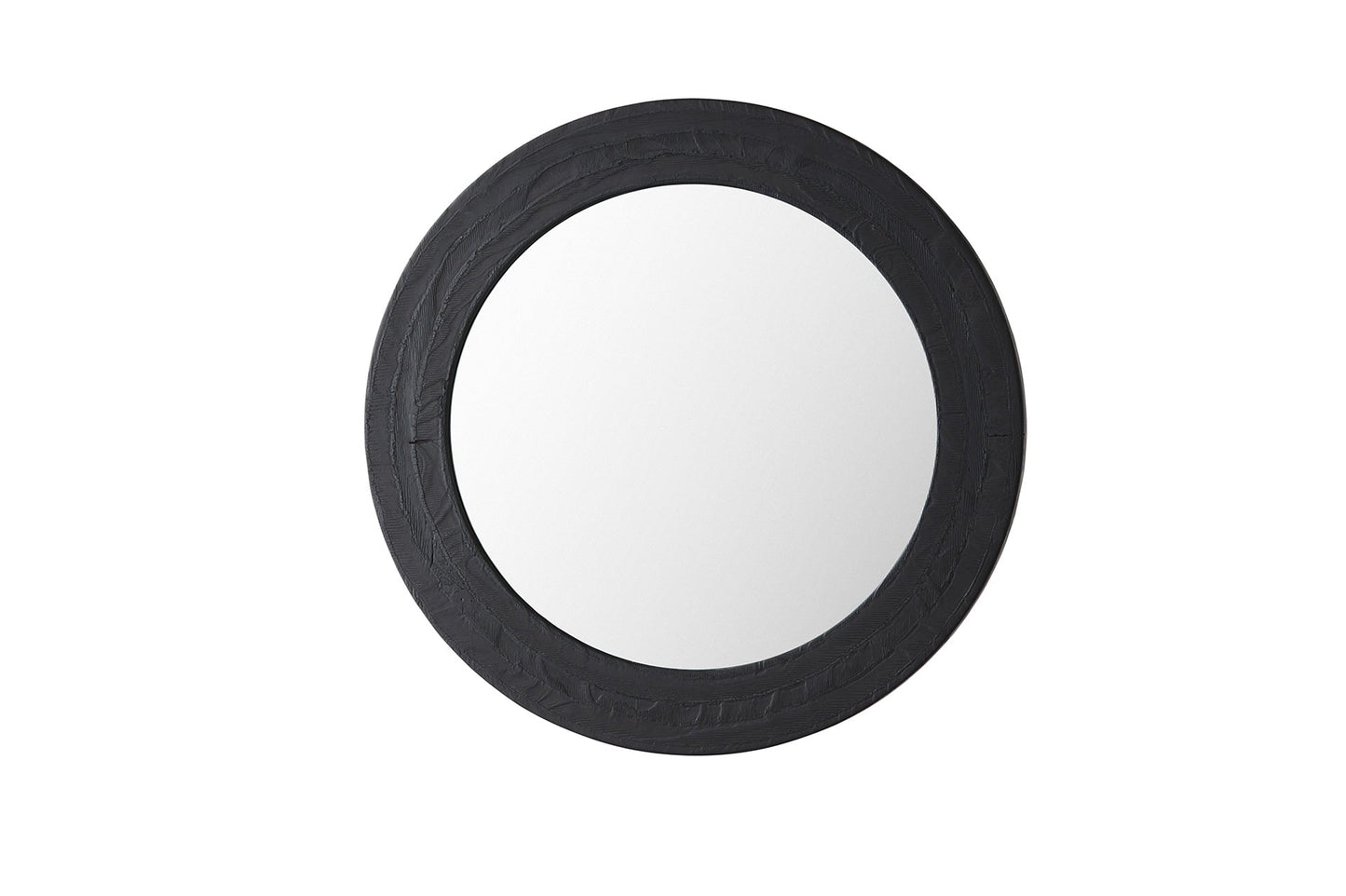 Scorched Circular Ply Mirror Large