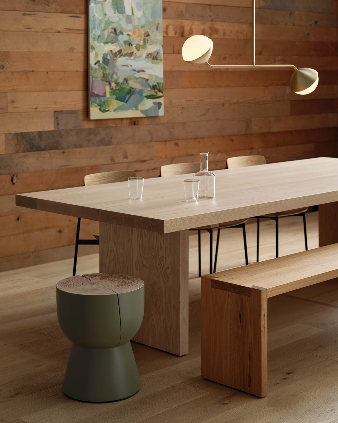 Slab End Dining Table