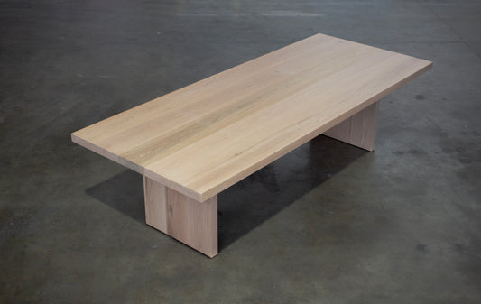 Slab End Lite Dining Table